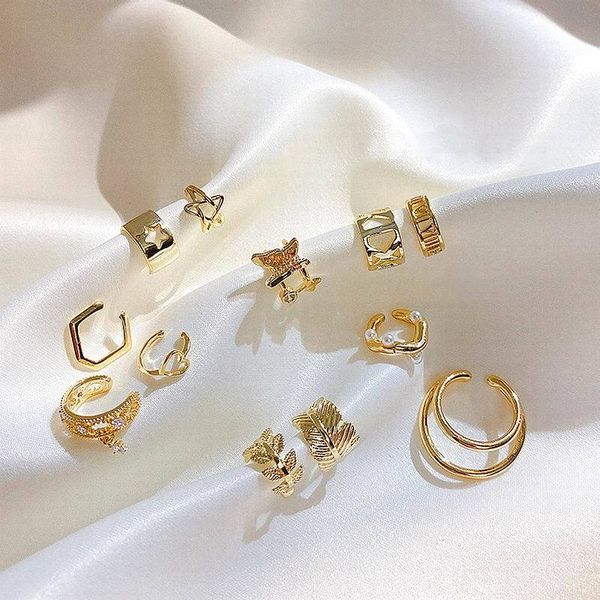 fashion metallic geometric star leaf clip on earrings for women 2020 new jewelry gold color simple earrings wholesale, Silver
fashion metallic geometric star leaf clip on earrings for women 2020 new jewelry gold color simple earrings wholesale, Silver