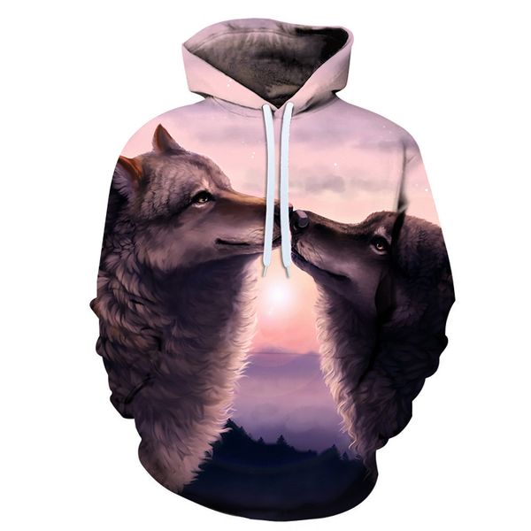 2019 new design men/women's hoodies 3d print wolf fashion brand casual hoodie sweatshirt hip hop male hoody tracksuit autumn, Black
2019 new design men/women's hoodies 3d print wolf fashion brand casual hoodie sweatshirt hip hop male hoody tracksuit autumn, Black