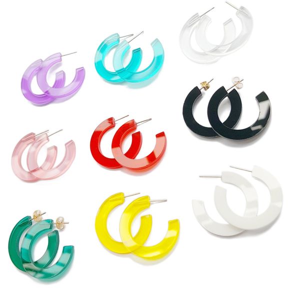 2019 new fashion korean 9 colors cute round transparent acrylic hoop earrings for girl big circle earrings hoops women e18099, Golden;silver
2019 new fashion korean 9 colors cute round transparent acrylic hoop earrings for girl big circle earrings hoops women e18099, Golden;silver