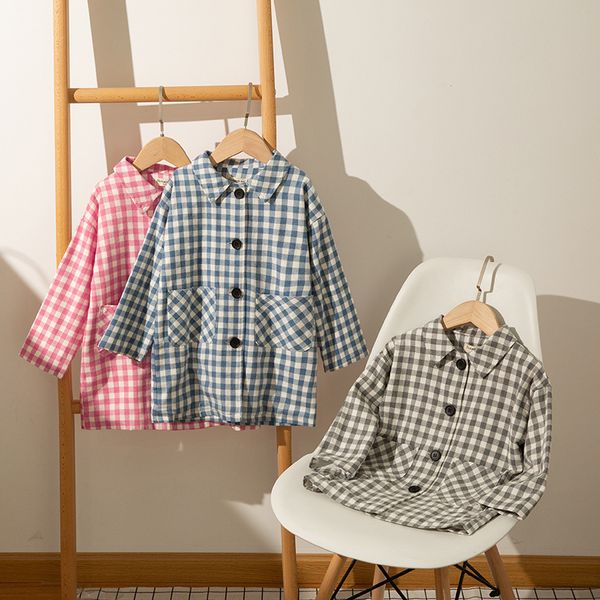 2020 spring new children baby girl trench coats korean style fashion boys plaid loose jackets kids toddler long outerwear, Blue;gray
2020 spring new children baby girl trench coats korean style fashion boys plaid loose jackets kids toddler long outerwear, Blue;gray