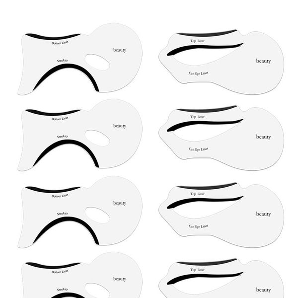 10pcs/set eyeliner stencil cat eye fish tail double wing eyeliner stencil models template shaping tools eyebrows template card diy
10pcs/set eyeliner stencil cat eye fish tail double wing eyeliner stencil models template shaping tools eyebrows template card diy