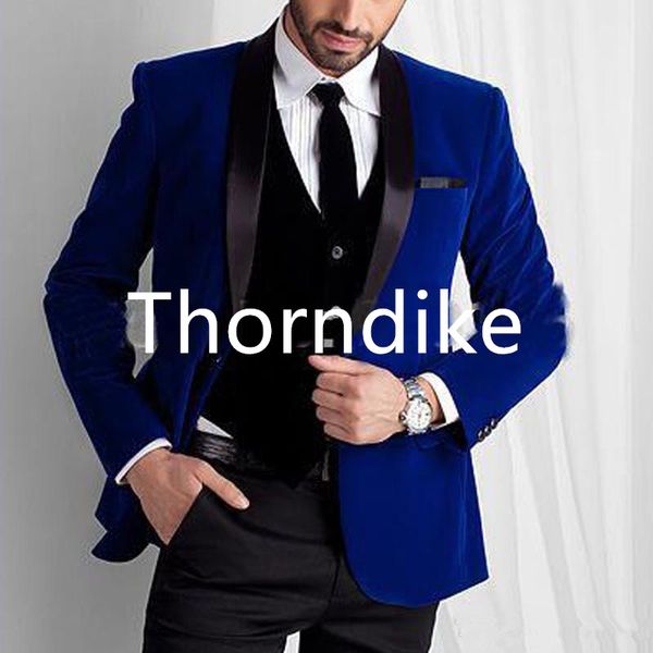 royal blue velvet men suits for wedding wear three piece trim fit groom tuxedos evening dinner suits jacket vest pants men, White;black
royal blue velvet men suits for wedding wear three piece trim fit groom tuxedos evening dinner suits jacket vest pants men, White;black