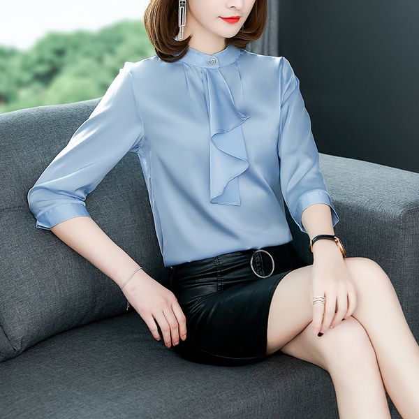 plus size spring summer 2019 women white shirt slim shirts korean ruffles women work slim blouse elegant ladies blusa
plus size spring summer 2019 women white shirt slim shirts korean ruffles women work slim blouse elegant ladies blusa