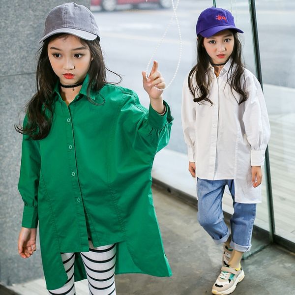 girls' clothing 2020 clothing autumn shirt medium and large children's loose large shirt children's pure cotton top, White;black
girls' clothing 2020 clothing autumn shirt medium and large children's loose large shirt children's pure cotton top, White;black
