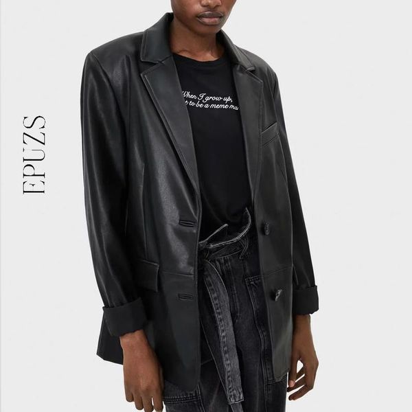 урожай черной искусственной кожи куртки женщины pu куртка streetwear панк пояс мотоцикл пальто дама велосипедист 2019, Black
урожай черной искусственной кожи куртки женщины pu куртка streetwear панк пояс мотоцикл пальто дама велосипедист 2019, Black