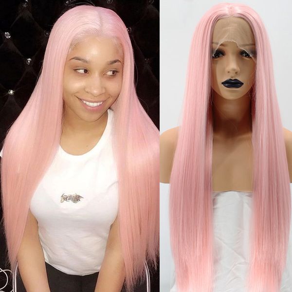 pink straight hair synthetic lace front wigs for women heat resistant fiber synthetic hair restyleable long straight hair synthetic wig, Black;brown
pink straight hair synthetic lace front wigs for women heat resistant fiber synthetic hair restyleable long straight hair synthetic wig, Black;brown