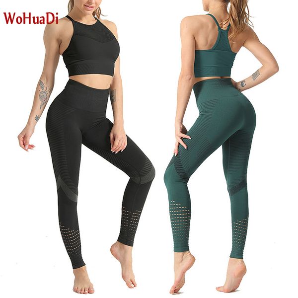 female yoga vest suit professional sports running seamless tight fitness pant bra set hollow leggings women deportivo mujer, White;red
female yoga vest suit professional sports running seamless tight fitness pant bra set hollow leggings women deportivo mujer, White;red