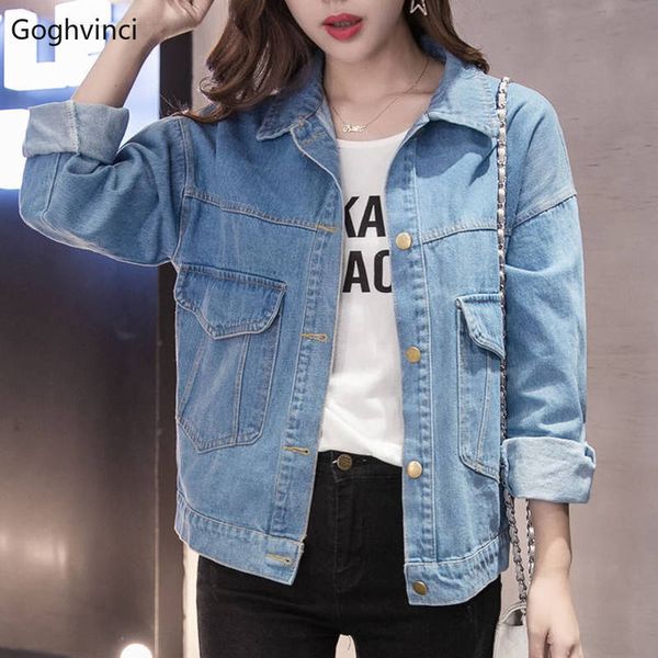jackets women 2020 spring plus size solid blue turn down collar full sleeves outwear loose women denim jacket clothing chic, Black;brown
jackets women 2020 spring plus size solid blue turn down collar full sleeves outwear loose women denim jacket clothing chic, Black;brown