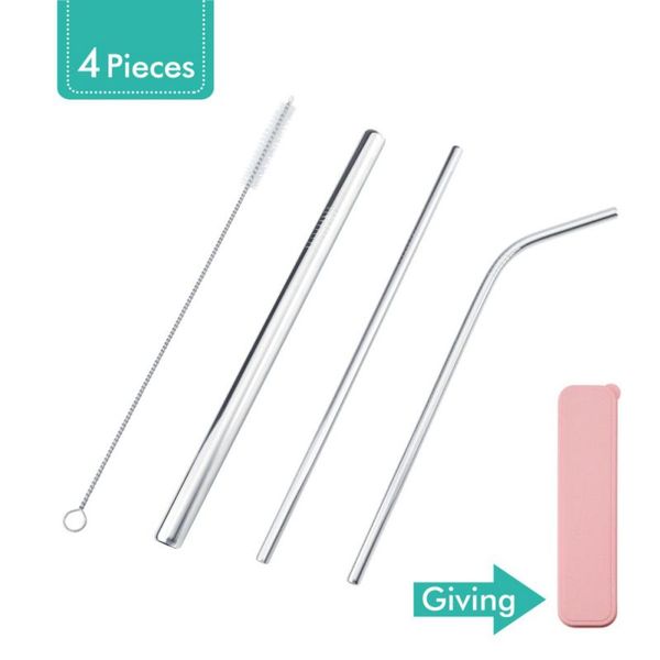 

collapsible reusable straw stainless portable final outdoor household drinking tool wholesale price