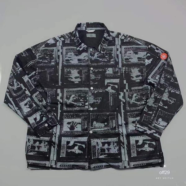 19aw cavempt c.e full devil hand printed women men jackets shirts hiphop streetwear men oversized jacket coat c.e, Black;brown
19aw cavempt c.e full devil hand printed women men jackets shirts hiphop streetwear men oversized jacket coat c.e, Black;brown