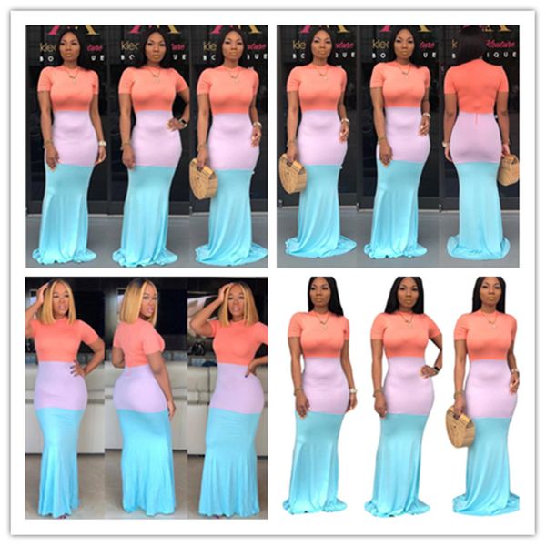 женский назад молния длинного платья color matching макси платье с коротким рукавом bodycon юбка общей тощая полноразмерный ужин вечернее пл, White
женский назад молния длинного платья color matching макси платье с коротким рукавом bodycon юбка общей тощая полноразмерный ужин вечернее пл, White