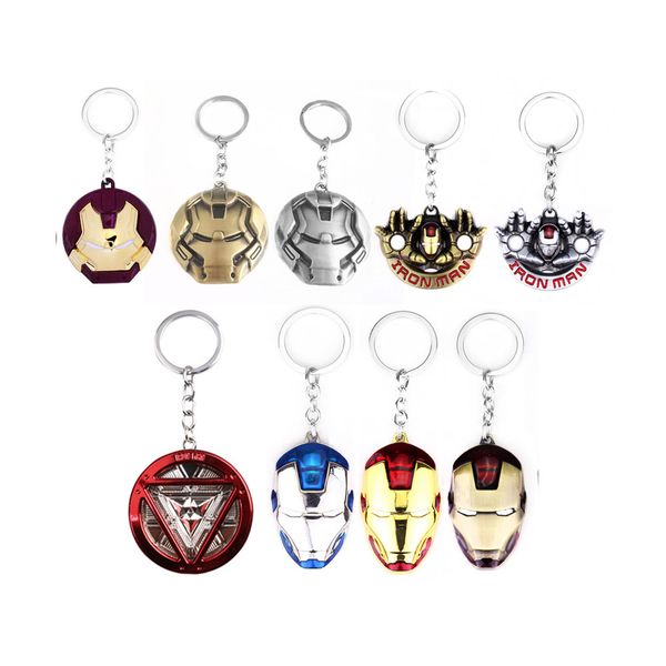 4 endgame iron man mask metal keychain series key chain for men car keyring holder accessories jewelry, Silver
4 endgame iron man mask metal keychain series key chain for men car keyring holder accessories jewelry, Silver