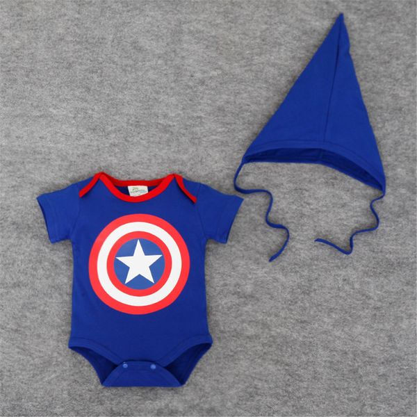 summer newborn baby romper short sleeve jumpsuit cute blue/white star printed baby rompers with cap
summer newborn baby romper short sleeve jumpsuit cute blue/white star printed baby rompers with cap