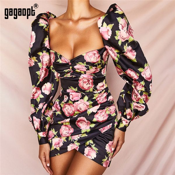 gagaopt square collar floral print backless dress chic fashion strapless button puff sleeve mini dresses fall 2019, Black;gray
gagaopt square collar floral print backless dress chic fashion strapless button puff sleeve mini dresses fall 2019, Black;gray