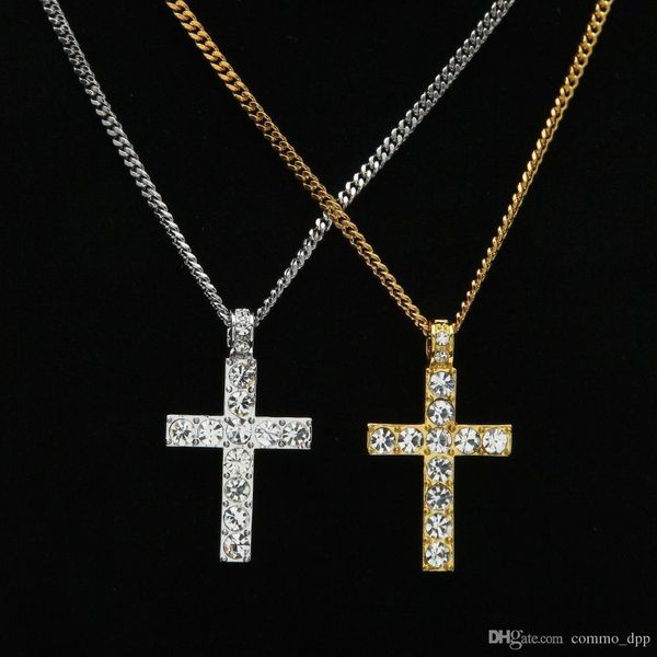 hip hop iced out cross pendant necklace crystal rhinestone religion jesus crucifix charm gold silver cuban link chain for men s jewelry
hip hop iced out cross pendant necklace crystal rhinestone religion jesus crucifix charm gold silver cuban link chain for men s jewelry