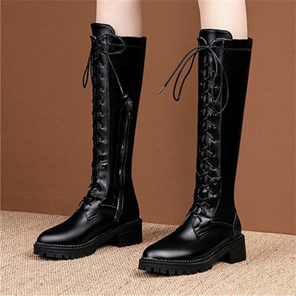 pxelena large size 34-45 women knee high boots lace up motorcycle riding knight long boots female shoes zip black high quality
pxelena large size 34-45 women knee high boots lace up motorcycle riding knight long boots female shoes zip black high quality