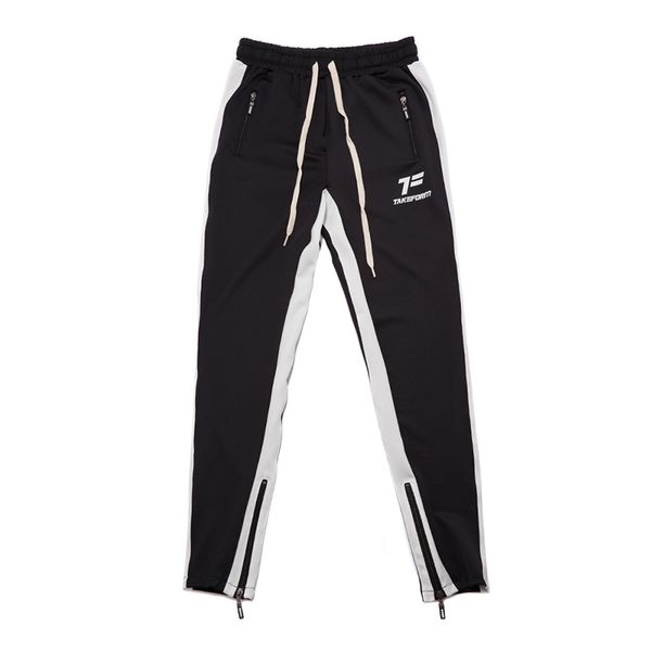 2019 new striped stitching pants men's hip hop casual jogging sports pants trousers men's street fashion trousers, Black
2019 new striped stitching pants men's hip hop casual jogging sports pants trousers men's street fashion trousers, Black