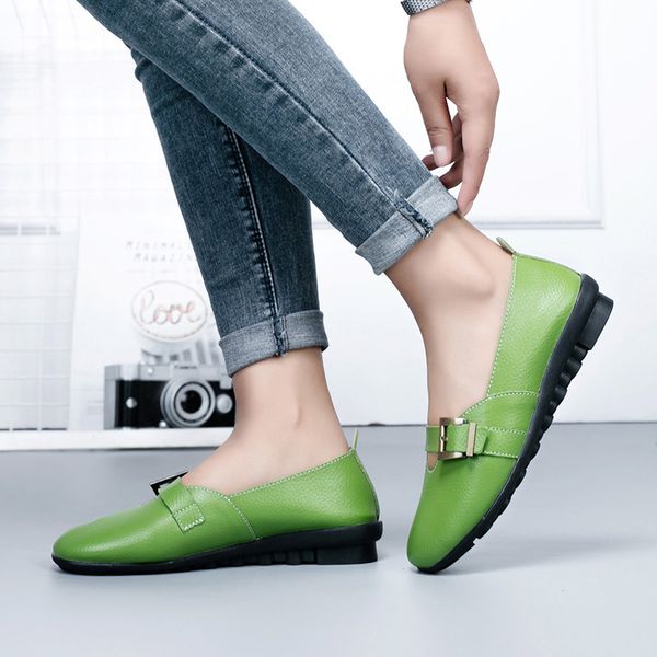 woman moccasins female buckle flats ladies shallow round toe shoes women's sewing women comfortable footwear 2020 plus szie, Black
woman moccasins female buckle flats ladies shallow round toe shoes women's sewing women comfortable footwear 2020 plus szie, Black