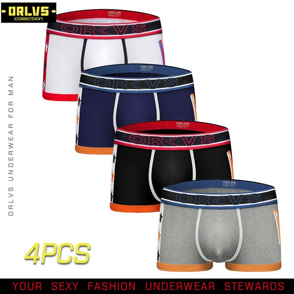 orlvs 4pc/lot men underwear male boxer underpant cotton male panties pouch cueca gay underwear breathable comfortable boxer, Black;white
orlvs 4pc/lot men underwear male boxer underpant cotton male panties pouch cueca gay underwear breathable comfortable boxer, Black;white