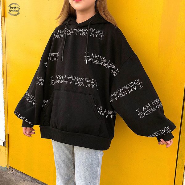 woman clothes winter womens sweatshirt harajuku letter printing hooded sweatshirt regular bf long sleeved loose sweatshirt drop shipping, Black
woman clothes winter womens sweatshirt harajuku letter printing hooded sweatshirt regular bf long sleeved loose sweatshirt drop shipping, Black