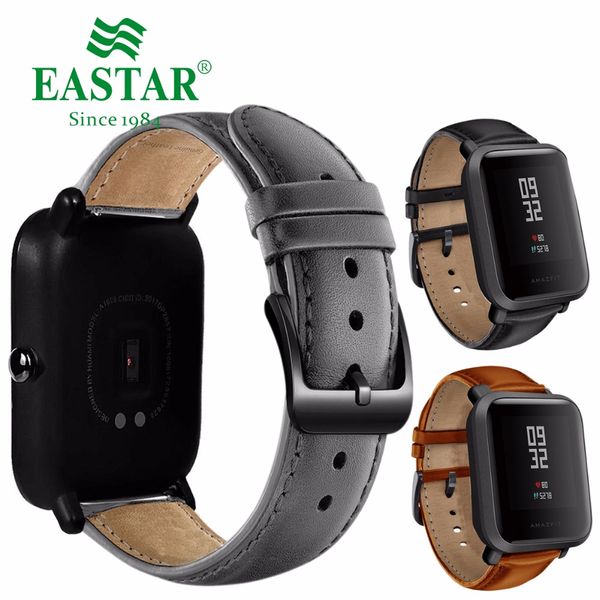 eastar 20mm leather strap black buckle for huami amazfit bip bit lite youth smart watch wearable wrist bracelet watchband, Black;brown
eastar 20mm leather strap black buckle for huami amazfit bip bit lite youth smart watch wearable wrist bracelet watchband, Black;brown
