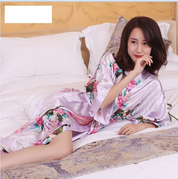 women silk satin robs peacock printed lingerie nightgown bathrobe pajamas with belt deep v neck half sleeve underwear, Black;red
women silk satin robs peacock printed lingerie nightgown bathrobe pajamas with belt deep v neck half sleeve underwear, Black;red
