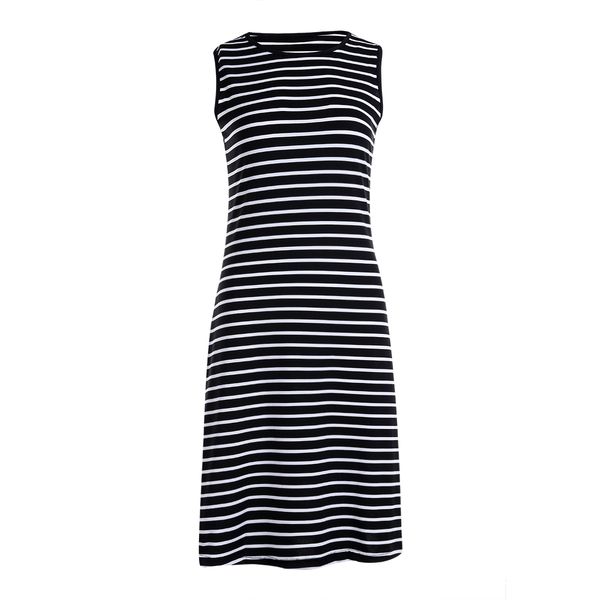 casual women sleeveless striped dress slim thin high waist a-line long dress us, Black;gray
casual women sleeveless striped dress slim thin high waist a-line long dress us, Black;gray