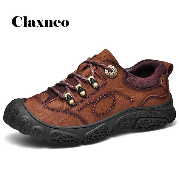 claxneo man ankle boots genuine leather male leather shoes design walking footwear clax men's shoe big size, Black
claxneo man ankle boots genuine leather male leather shoes design walking footwear clax men's shoe big size, Black
