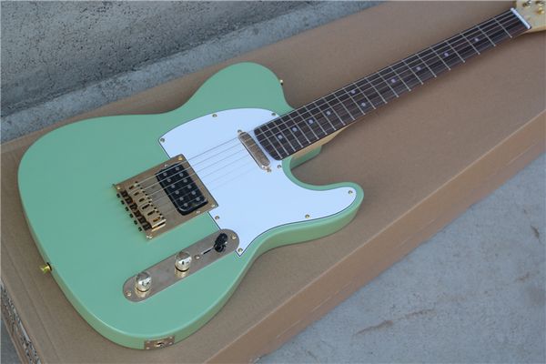 mint green electric guitar with white pickguard,rosewood fingerboard,string-thru-body,gold hardwares,offer customized
mint green electric guitar with white pickguard,rosewood fingerboard,string-thru-body,gold hardwares,offer customized
