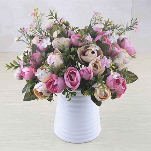 1 bouquet 5 forks 10 head 30cm rose artificial flowers simulation silk fake flower party wedding valentine's day home decoration
1 bouquet 5 forks 10 head 30cm rose artificial flowers simulation silk fake flower party wedding valentine's day home decoration