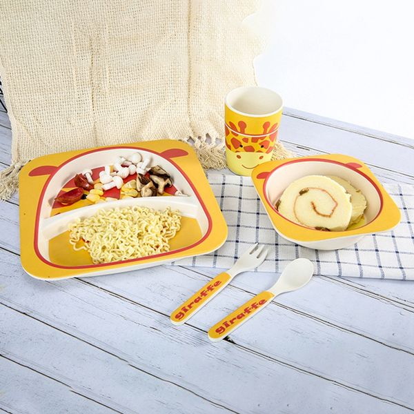 new 5 pcs cartoon bamboo fiber portable children's cutlery set baby feeding cutlery kids dinnerware set
new 5 pcs cartoon bamboo fiber portable children's cutlery set baby feeding cutlery kids dinnerware set