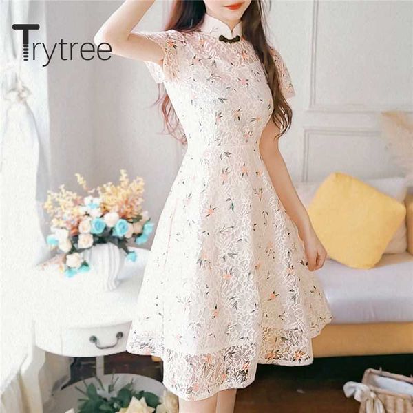 casual dresses trytree 2021 summer woman dress stand collar print fashion vintage elegant high waist a-line mini cheongsam, Black;gray
casual dresses trytree 2021 summer woman dress stand collar print fashion vintage elegant high waist a-line mini cheongsam, Black;gray