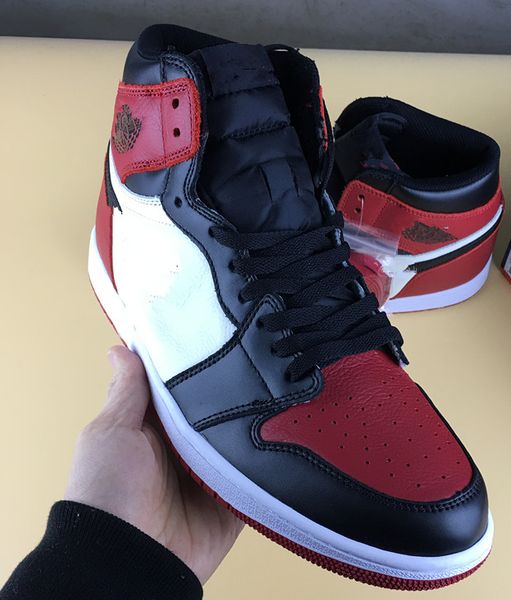 2018 new true 1 high og bred toe black red men basketball shoes sports sneakers wholesale box size 8-13
2018 new true 1 high og bred toe black red men basketball shoes sports sneakers wholesale box size 8-13