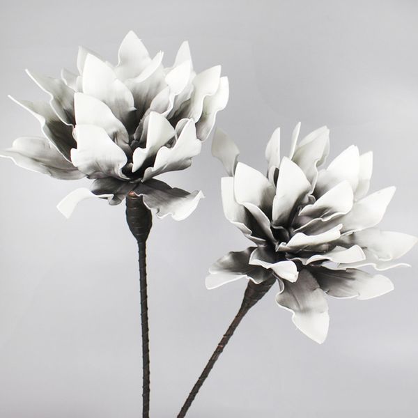 simulation 2 fork artificial paulownia flower pe large bubble flower head