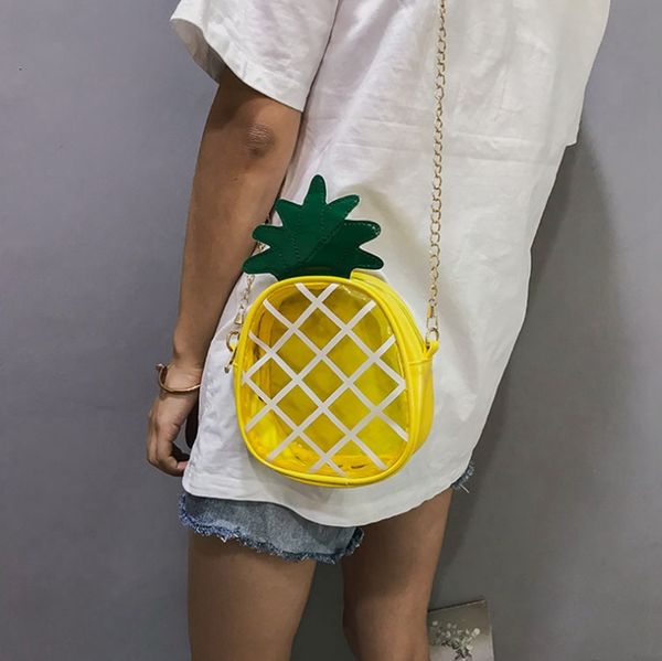 baby girls bags transparent pineapple messenger bag lovely fruit handbags casual chain crossbody bags kids brand purse shipping wzw-yw2099b, White
baby girls bags transparent pineapple messenger bag lovely fruit handbags casual chain crossbody bags kids brand purse shipping wzw-yw2099b, White