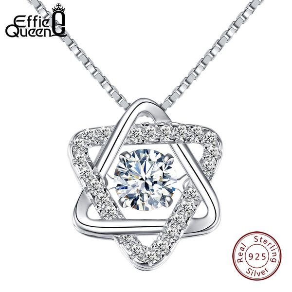 effie queen simple fashion 925 sterling silver star shape cz cubic zirconia pendant necklace for women wedding jewelry bn51
effie queen simple fashion 925 sterling silver star shape cz cubic zirconia pendant necklace for women wedding jewelry bn51