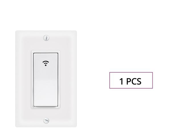 wifi smart light switch wireless remote control in-wall timer switch for fan lights compatible with alexa google home,no hub r
wifi smart light switch wireless remote control in-wall timer switch for fan lights compatible with alexa google home,no hub r