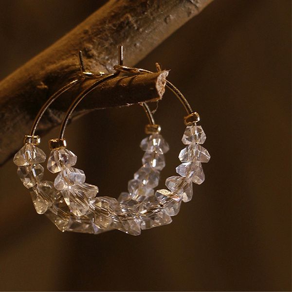 minimalist irregular multiple transparent glass crystal hoop earrings for women trendy bohemia geometrical metal earrings, Golden;silver
minimalist irregular multiple transparent glass crystal hoop earrings for women trendy bohemia geometrical metal earrings, Golden;silver