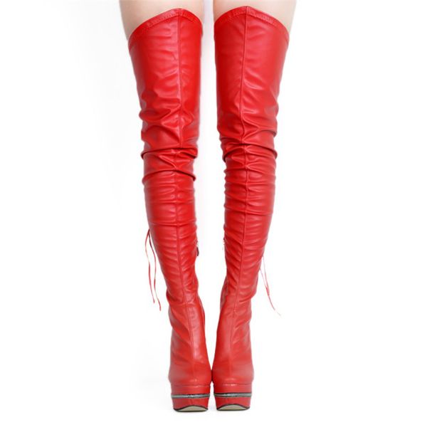 zdone women's high heel thigh-high boots night-club dance-show long boots platform winter warm fashion dress evening booty shoes n0781, Black
zdone women's high heel thigh-high boots night-club dance-show long boots platform winter warm fashion dress evening booty shoes n0781, Black