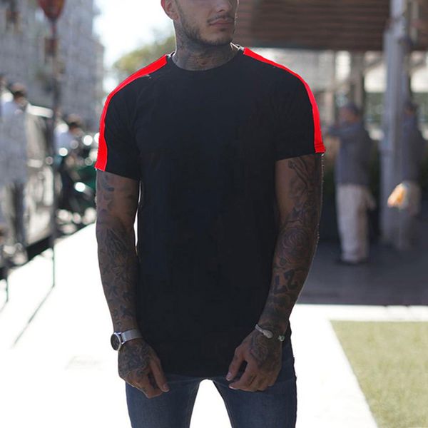 contrast gym shirt sport t shirt men short sleeve running men stitching casual tees fitness sport t-shirt rashgard, Black;blue
contrast gym shirt sport t shirt men short sleeve running men stitching casual tees fitness sport t-shirt rashgard, Black;blue