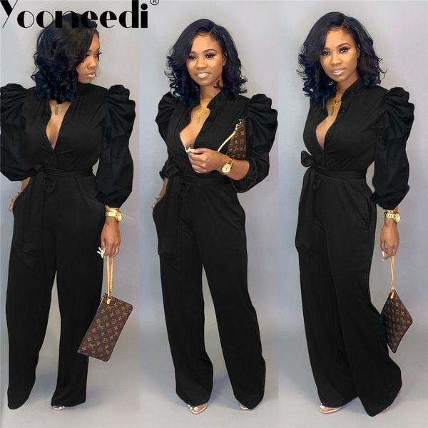 yooneedi 2019 autumn design high street women jumpsuits color solid o-neck puff sleeve ladies rompers lds3192, Black;white
yooneedi 2019 autumn design high street women jumpsuits color solid o-neck puff sleeve ladies rompers lds3192, Black;white