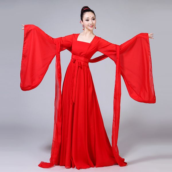brand ladies hanfu classical dance costumes chinese style elegant fresh and elegant costume princess fairy cool dance costume, Black;red
brand ladies hanfu classical dance costumes chinese style elegant fresh and elegant costume princess fairy cool dance costume, Black;red