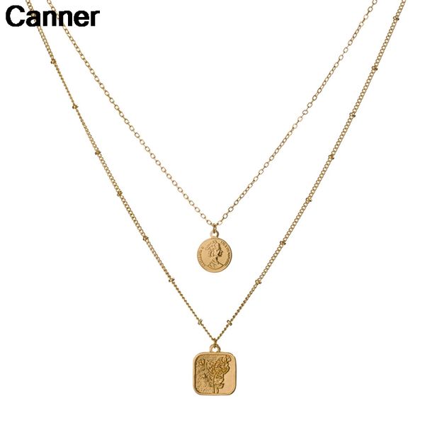 canner gold color coin statement roma choker necklace women long multilayer chain necklace party gift fashion jewelry boho c5, Silver
canner gold color coin statement roma choker necklace women long multilayer chain necklace party gift fashion jewelry boho c5, Silver