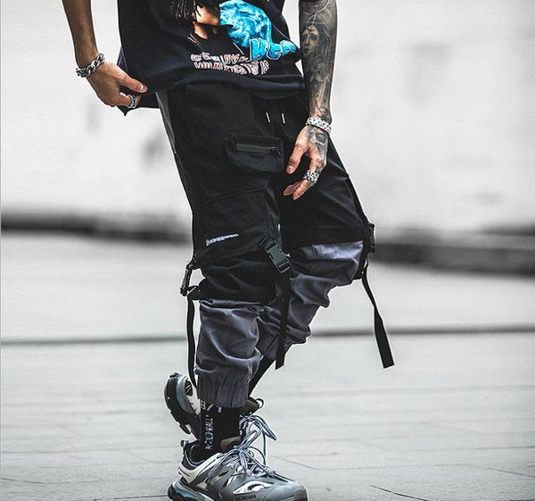 2019 new men casual mutil-pocket cargo pants loose personality youth mens cotton mid waist trousers black gray spliced pants
2019 new men casual mutil-pocket cargo pants loose personality youth mens cotton mid waist trousers black gray spliced pants