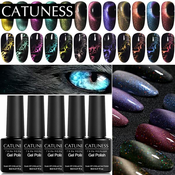catuness cat eye nail gel polish long lasting shining laser nail art soak off uv led gel 8ml 5d chameleon magnetic magnet, Red;pink
catuness cat eye nail gel polish long lasting shining laser nail art soak off uv led gel 8ml 5d chameleon magnetic magnet, Red;pink