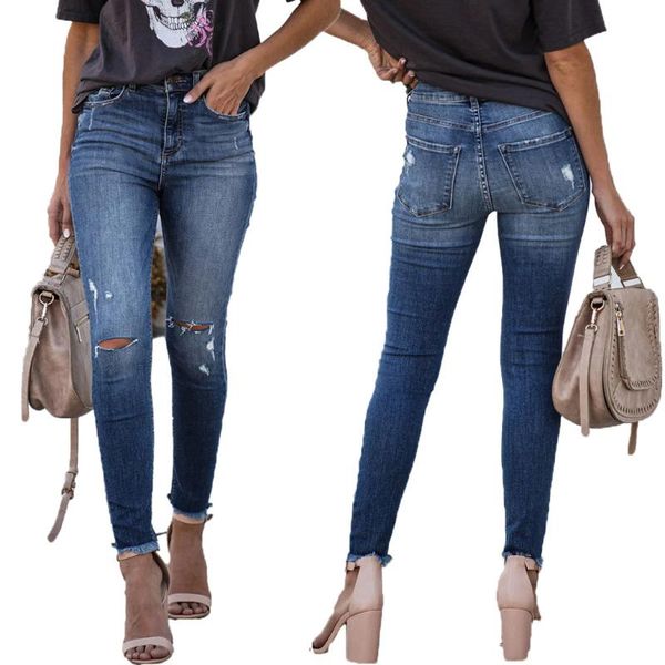selling women high waisted casual jeans skinny hole denim button stretch slim pants calf length jeans ropa mujer verano w4, Blue
selling women high waisted casual jeans skinny hole denim button stretch slim pants calf length jeans ropa mujer verano w4, Blue