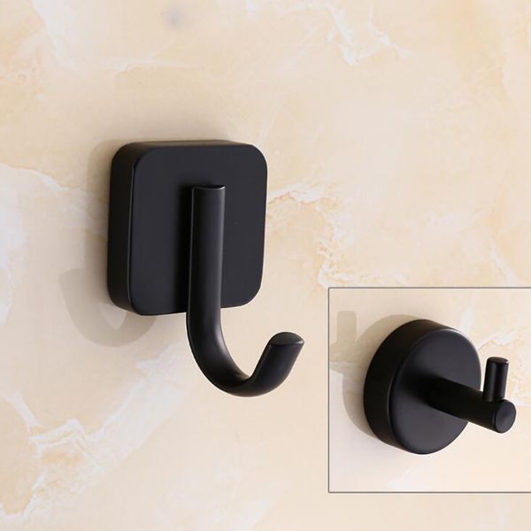 wall mounted single coat hook stainless steel hanger hook for towels/robes/clothes for bathroom, kitchen - round, square- black
wall mounted single coat hook stainless steel hanger hook for towels/robes/clothes for bathroom, kitchen - round, square- black