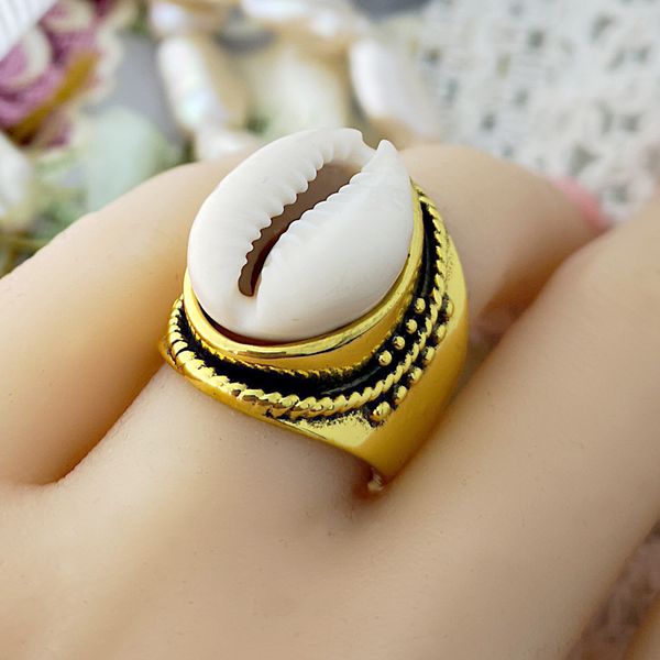 bohemian natural sea shell antique gold/ silver ring for women summer beach hard cowrie shell finger rings handcrafted jewelry, Golden;silver
bohemian natural sea shell antique gold/ silver ring for women summer beach hard cowrie shell finger rings handcrafted jewelry, Golden;silver