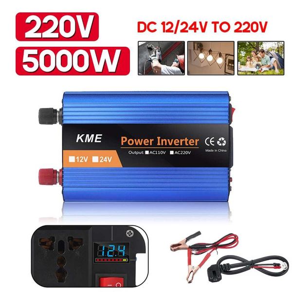 5000w солнечная inverte dc 12 / 24v к ac 220v модифицированная синусоида инвертора трансформатор напряжения преобразователя жк-дисплей для а
5000w солнечная inverte dc 12 / 24v к ac 220v модифицированная синусоида инвертора трансформатор напряжения преобразователя жк-дисплей для а