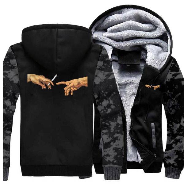winter 2019 mens smoking vintage printed coat thick streetwear hip hop hooded camouflage sweatshirts raglan mens fashion hoody, Black
winter 2019 mens smoking vintage printed coat thick streetwear hip hop hooded camouflage sweatshirts raglan mens fashion hoody, Black